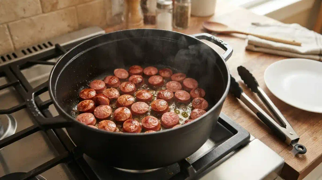 Thick Sausage Chili Recipe That Ditches the Ground Beef Thick Sausage Chili Recipe That Ditches the Ground Beef