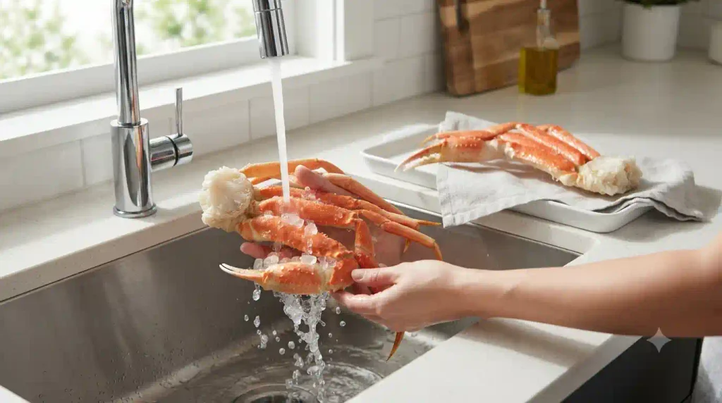 Snow Crab Legs Recipe Boiled to Perfection, Meat Slides Out Snow Crab Legs Recipe Boiled to Perfection, Meat Slides Out