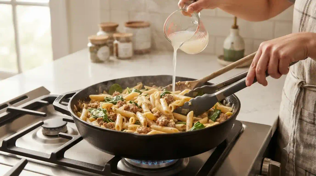 Creamy Sausage Pasta Recipe Without Heavy Cream