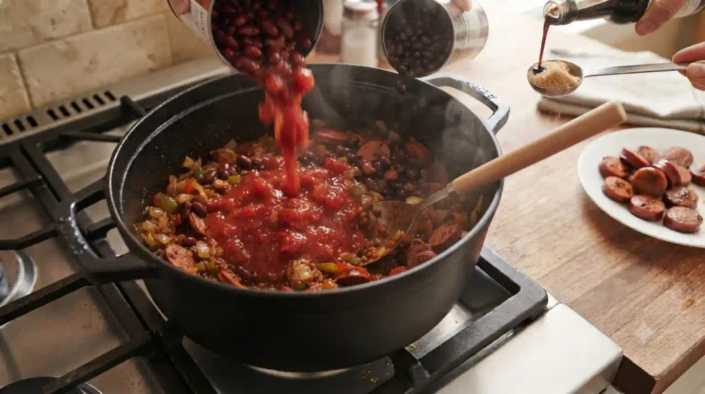 Thick Sausage Chili Recipe That Ditches the Ground Beef Thick Sausage Chili Recipe That Ditches the Ground Beef