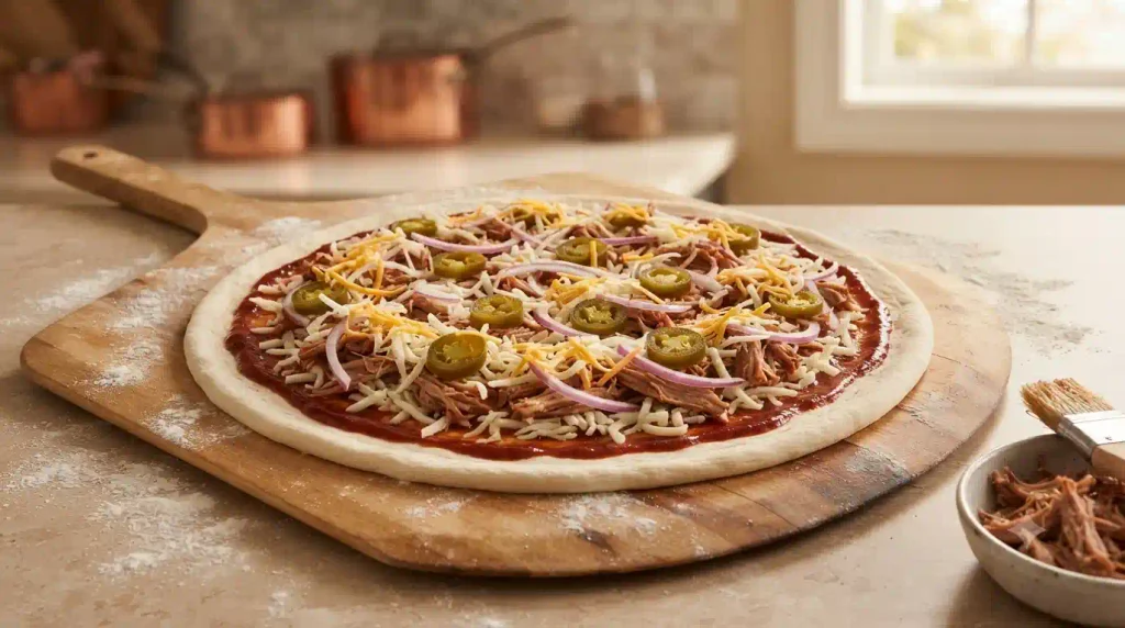Crispy Loaded Pulled Pork Pizza Recipe That Won’t Get Soggy Crispy Loaded Pulled Pork Pizza Recipe That Won’t Get Soggy