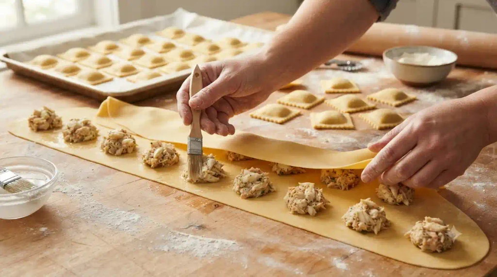 Meat-Packed Crab Ravioli Recipe Without Ricotta Meat-Packed Crab Ravioli Recipe Without Ricotta