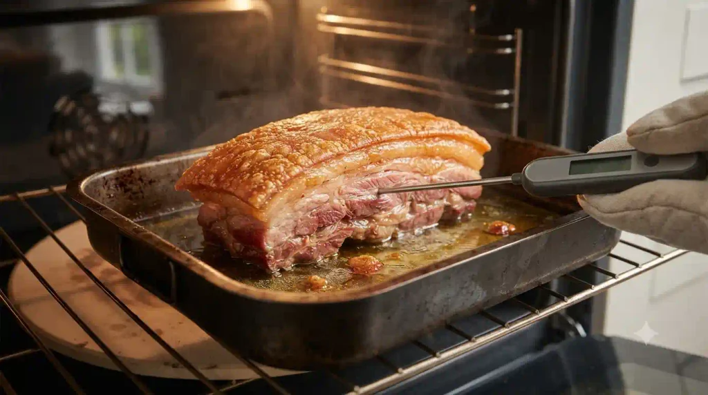 Blistered Pork Belly Recipe With Crispy, Tender Skin