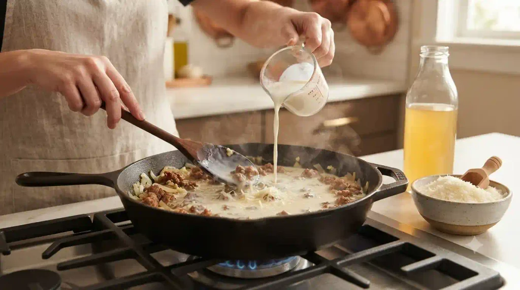 Creamy Sausage Pasta Recipe Without Heavy Cream