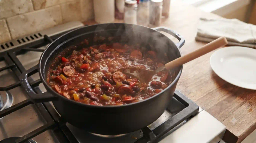 Thick Sausage Chili Recipe That Ditches the Ground Beef Thick Sausage Chili Recipe That Ditches the Ground Beef