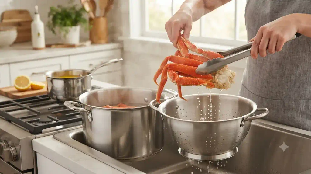 Snow Crab Legs Recipe Boiled to Perfection, Meat Slides Out Snow Crab Legs Recipe Boiled to Perfection, Meat Slides Out