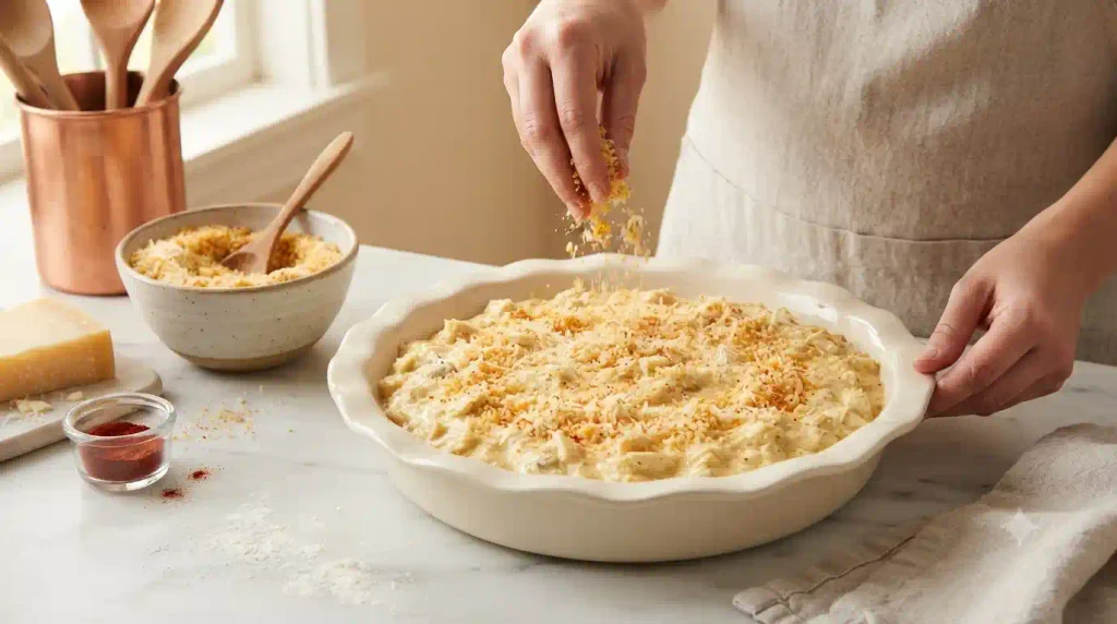 Cheesy Crab Au Gratin Recipe With Steakhouse-Style Flavor Cheesy Crab Au Gratin Recipe With Steakhouse-Style Flavor