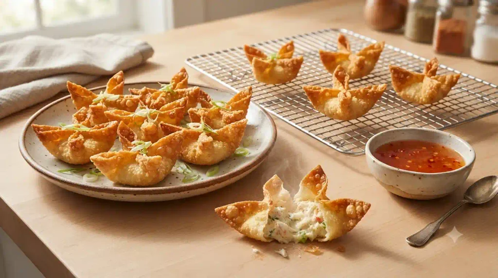 Crispy Sweet Crab Rangoon Recipe That Never Bursts Crispy Sweet Crab Rangoon Recipe That Never Bursts