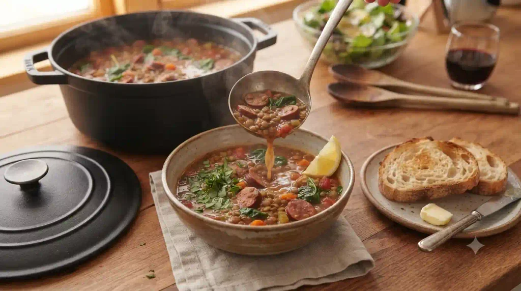 Smoky Sausage Lentil Soup Recipe That Turns Lentils Into Magic Smoky Sausage Lentil Soup Recipe That Turns Lentils Into Magic