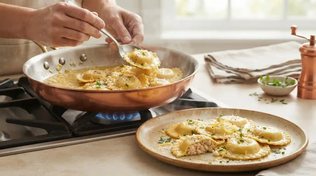 Meat-Packed Crab Ravioli Recipe Without Ricotta Meat-Packed Crab Ravioli Recipe Without Ricotta
