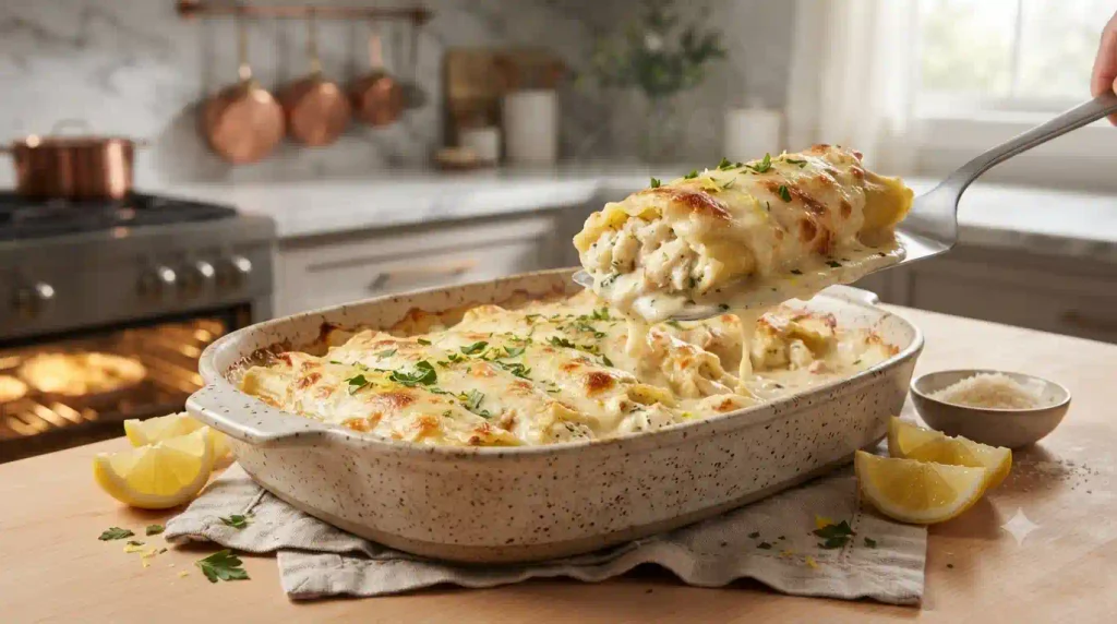 Rich Crab Manicotti Recipe That Keeps Crab Perfectly Tender Rich Crab Manicotti Recipe That Keeps Crab Perfectly Tender
