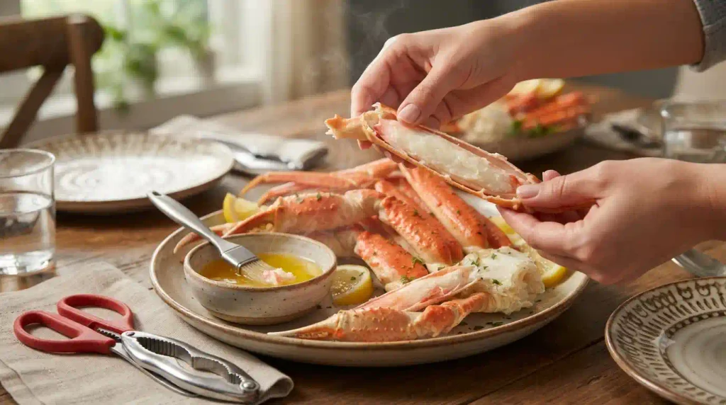 Snow Crab Legs Recipe Boiled to Perfection, Meat Slides Out Snow Crab Legs Recipe Boiled to Perfection, Meat Slides Out