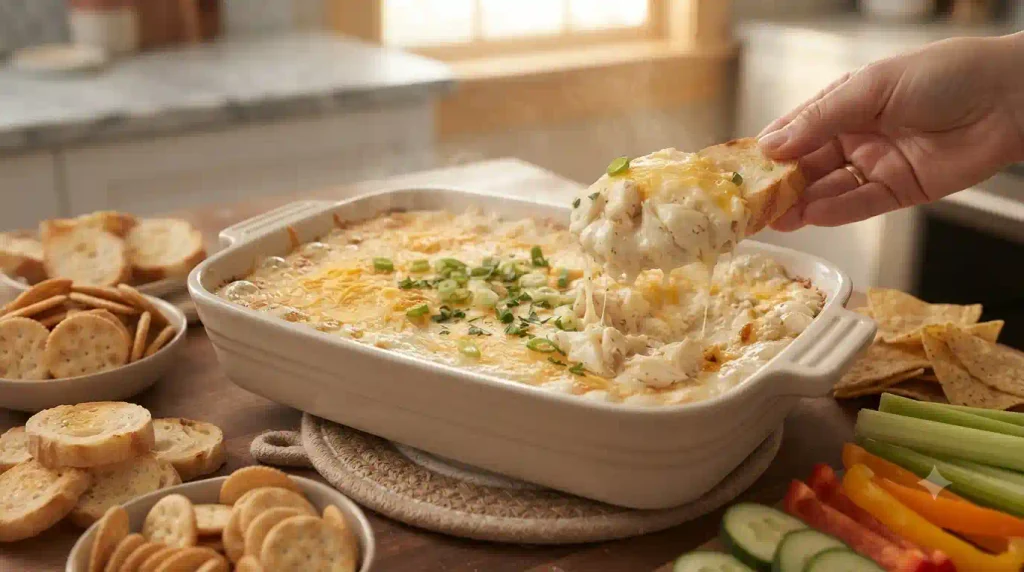 Hot Crab Dip Recipe With Cream Cheese That Stays Molten Hot Crab Dip Recipe With Cream Cheese That Stays Molten