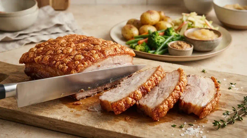Blistered Pork Belly Recipe With Crispy, Tender Skin